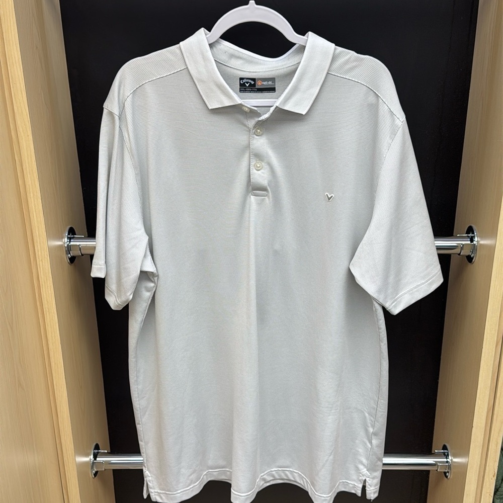 Callaway Golf Polo Shirt Opti Dri Performance Shirt Mens Sz XXL - Picture 1 of 3
